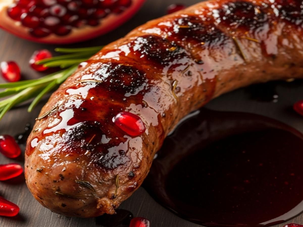 Pomegranate Molasses Sausage