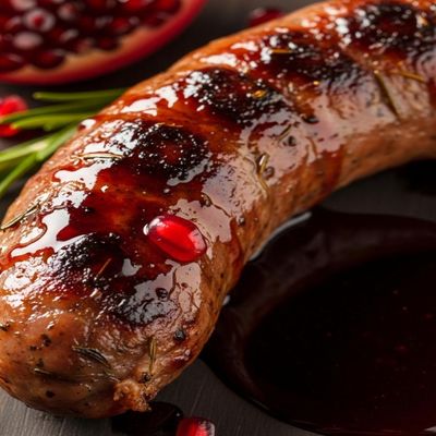 Pomegranate Molasses Sausage