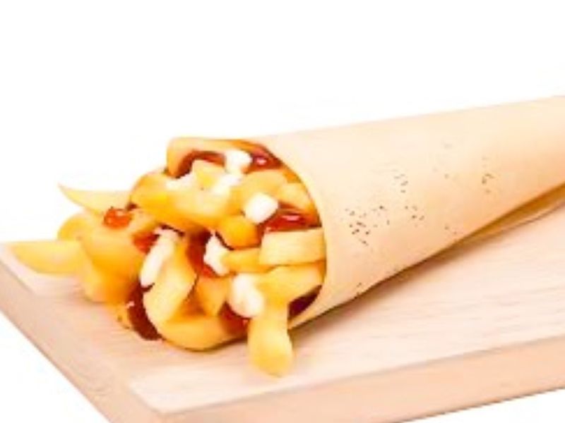 French Fries Roll Sandwich