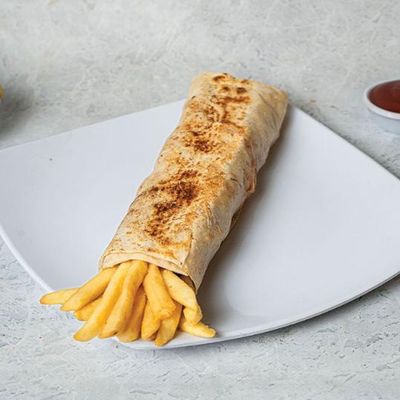 Potato Saj Bread Sandwich.