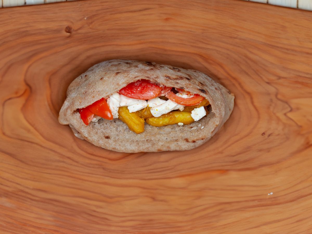 Potato Chips Sandwich With Old Cheese