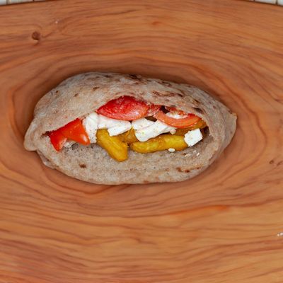 Potato Chips Sandwich With Old Cheese