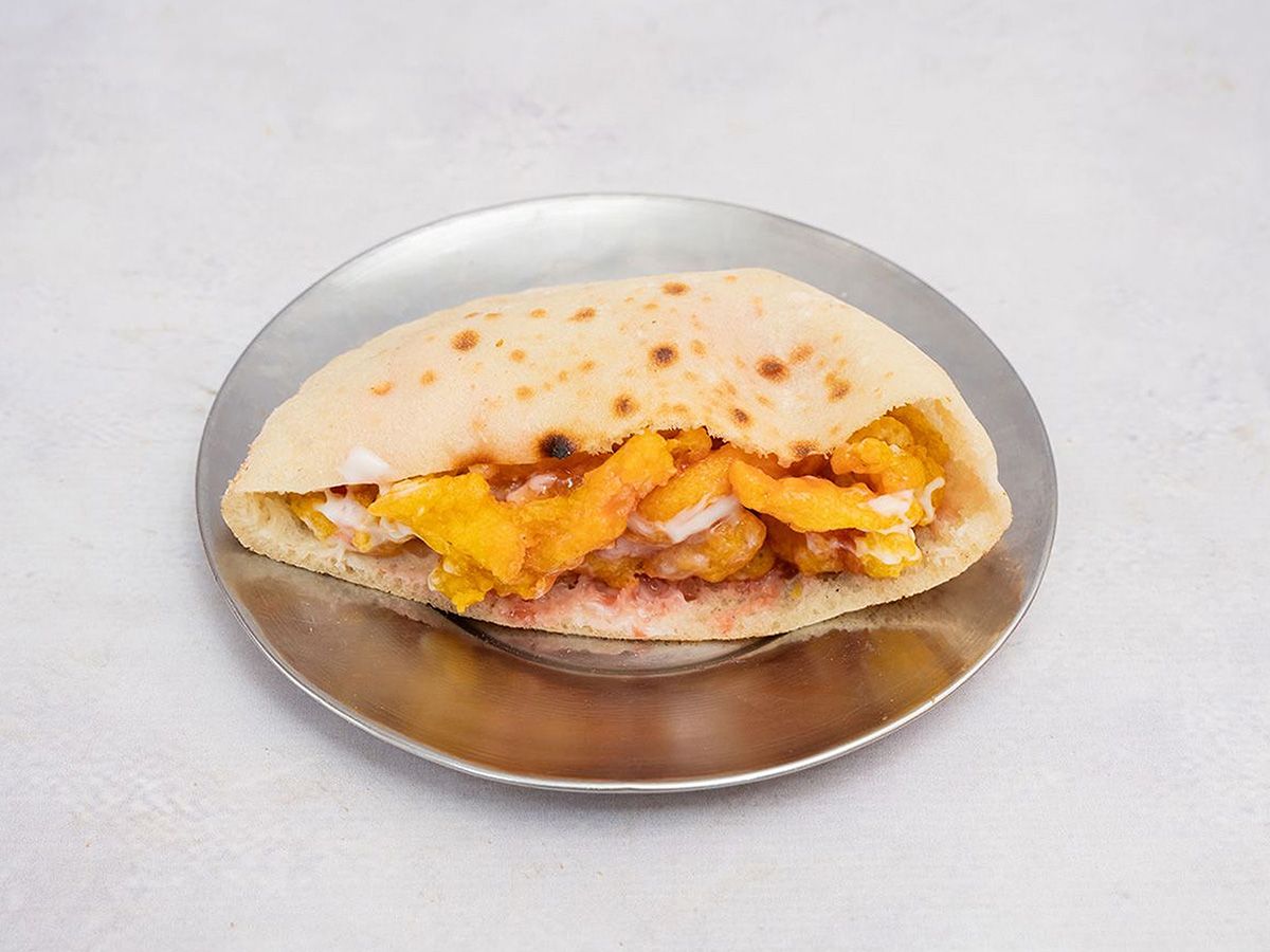 Potato with Egg Sandwich