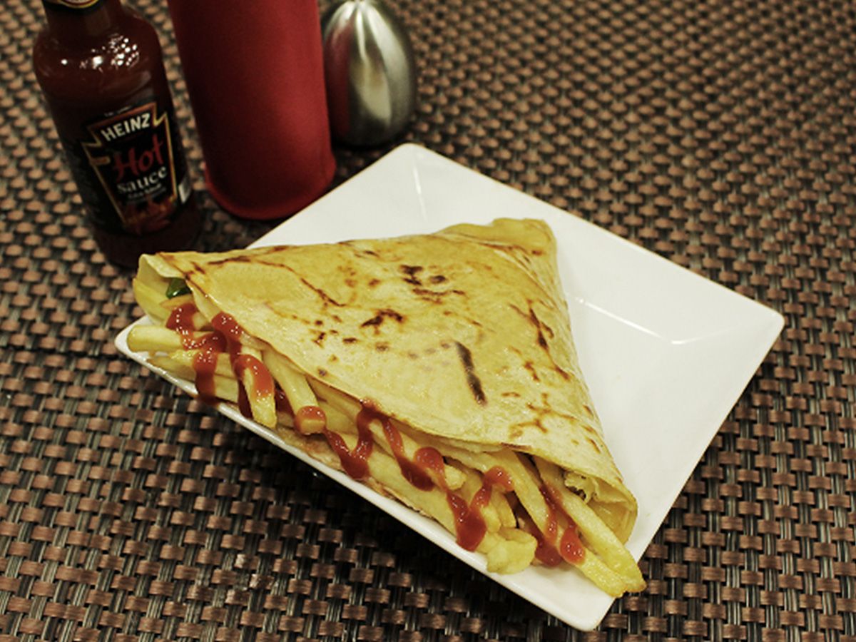 Potatoes And Mozzarella Crepe