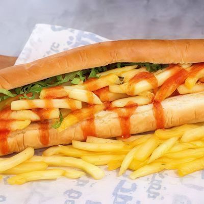 Potato And Cheese Sandwich
