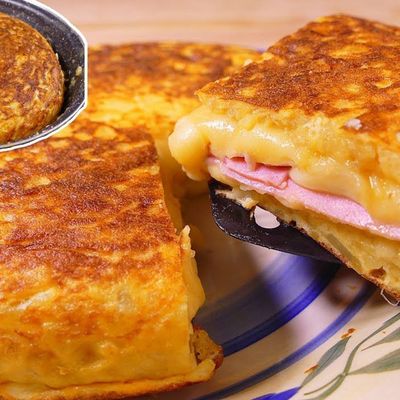 Potato Omelet Sandwich