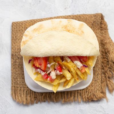 Potato sandwich with mayonnaise