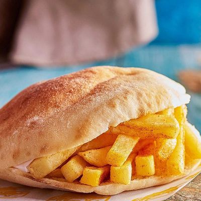 Potatoes with Boiled Eggs Sandwich