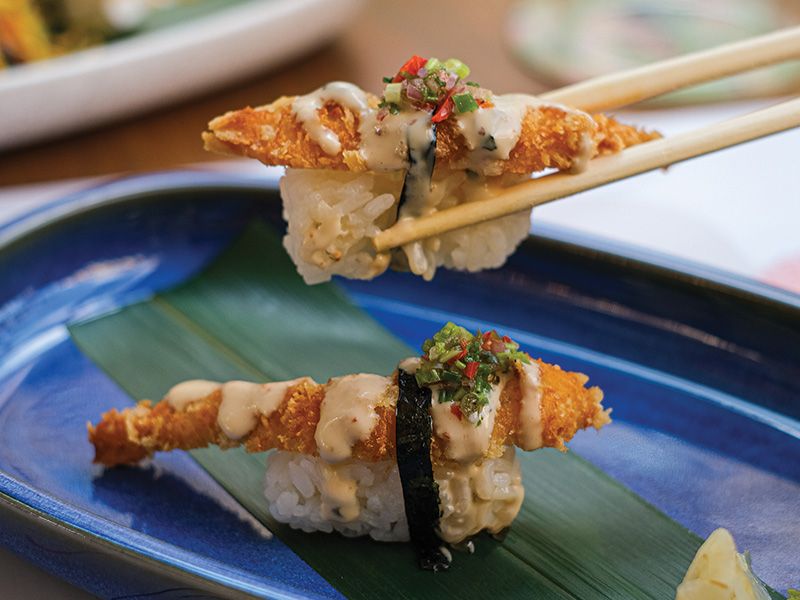 Prawn Furai Nigiri
