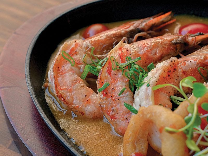 Prawn Miso Batayaki