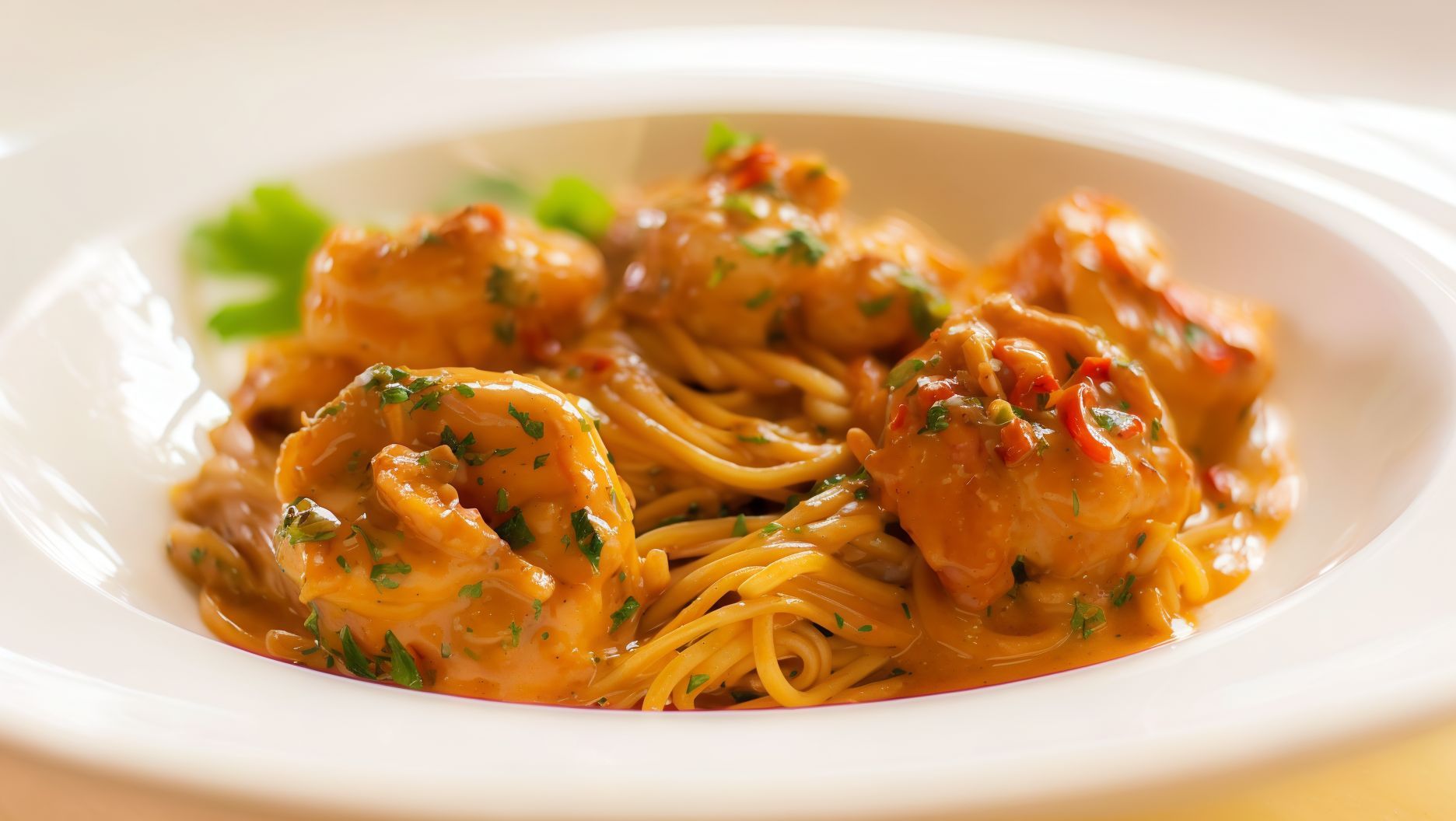 Bisque Shrimp Pasta