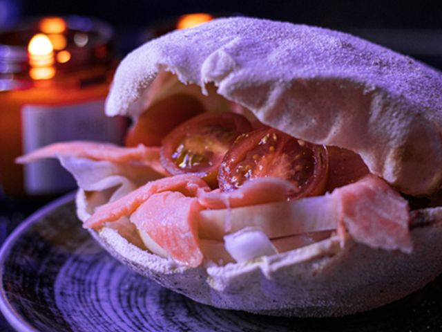 Puccia Con Salmone