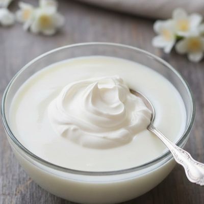 Milk Pudding With Plain Qeshta