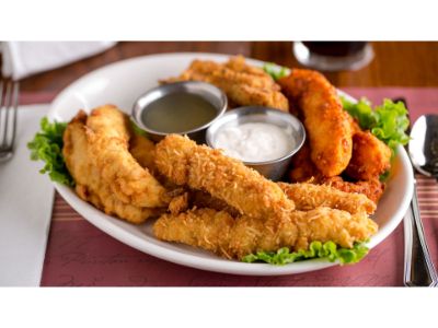 Chicken Strips Syrian Sandwich