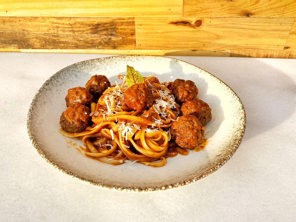 Meatballs Fettuccini
