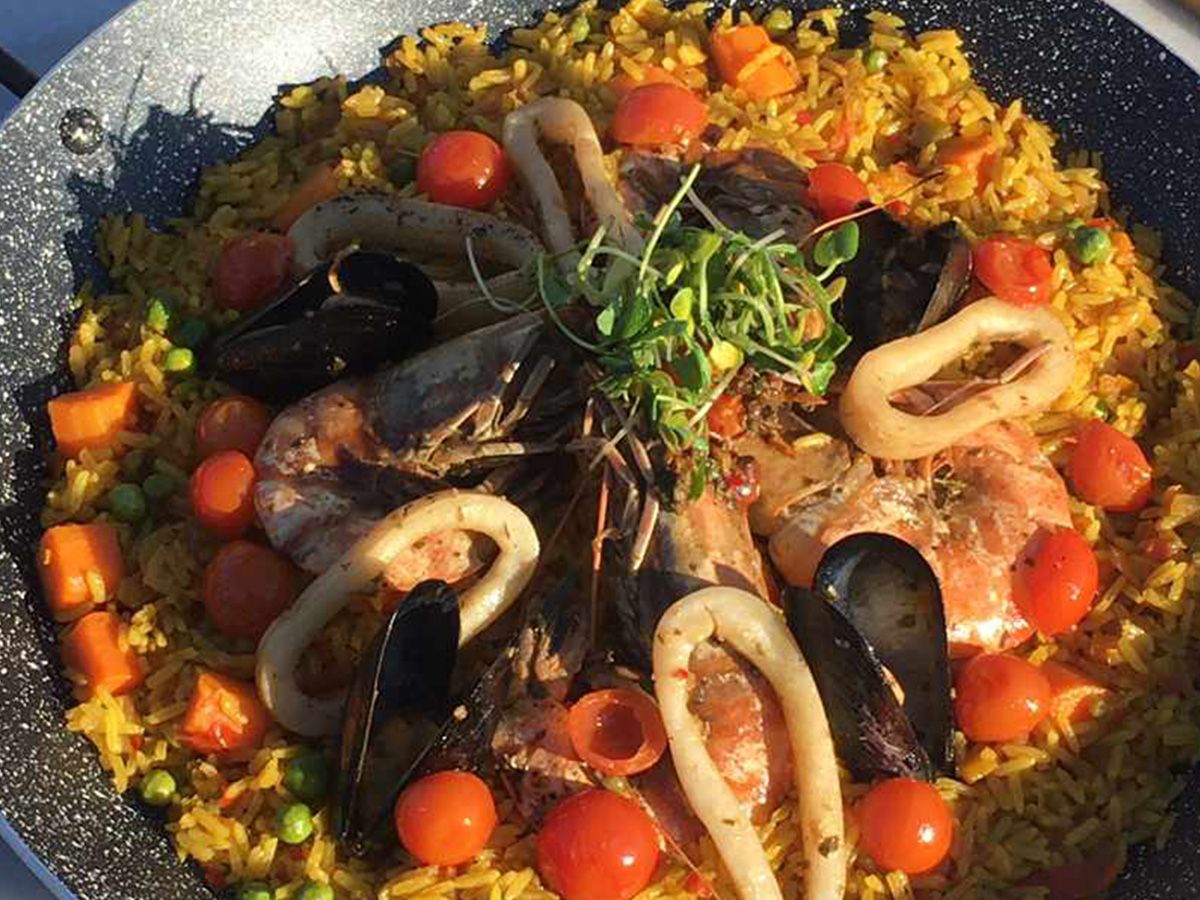 Seafood Paella For 2 Persons