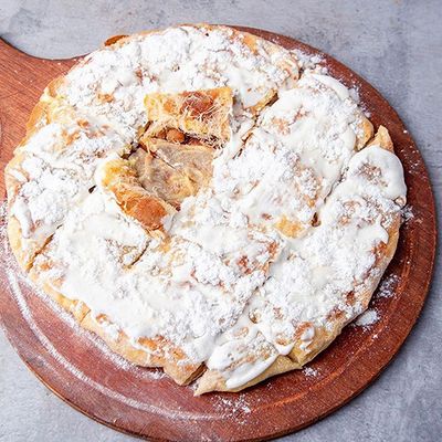 Qeshta and Basbousa Pie