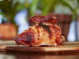 A quarter of a chicken breast