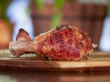 A quarter of a chicken Leg