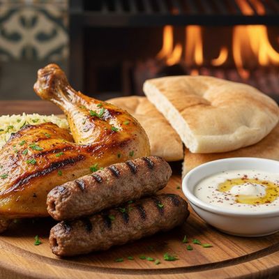 Quarter Chicken + Quarter Kofta Meal