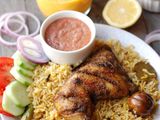 Quarter Chicken Mandi With Basmati Rice