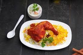 Quarter Chicken Mandy With Basmati Rice