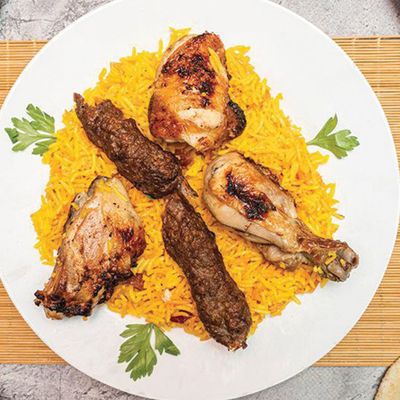 ربع دجاجة وسُمنة كفتة