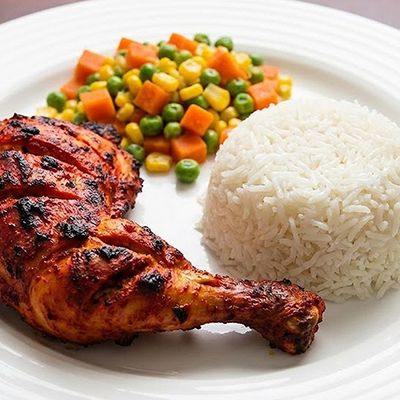 Quarter Chicken Tikka Meal