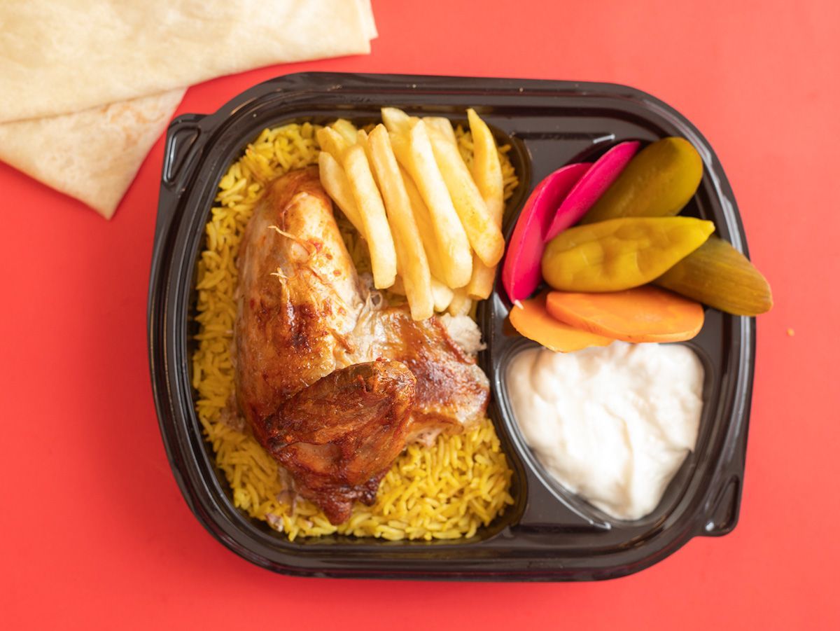 1/4 Chicken Breast Grill Meal
