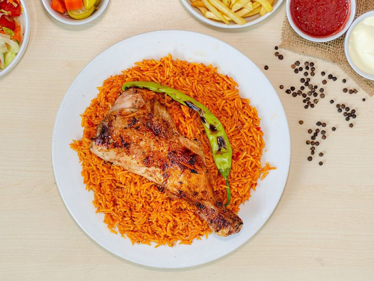 Quarter Grilled Chicken With Large Rice Meal