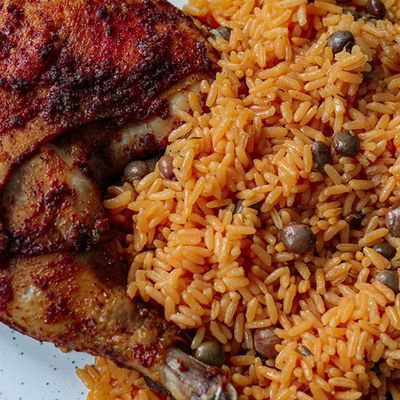 وجبة ربع دجاج بالفرن