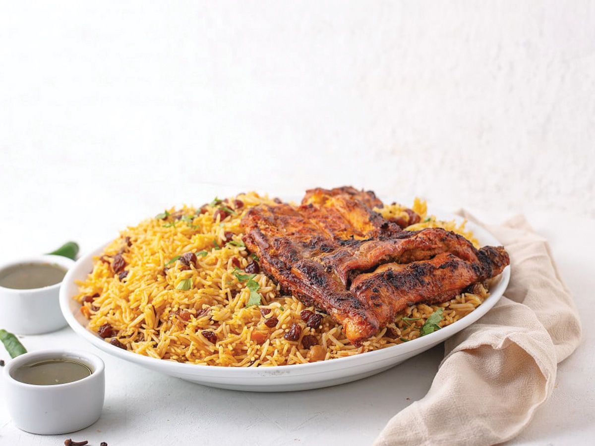 Quarter Chicken And Rice Meal