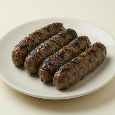 Quarter Kilo Baladi Sausage on Charcoal