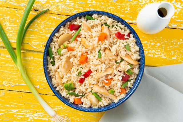 Stir-Fried Chicken With Vegetable Fried Rice Offer