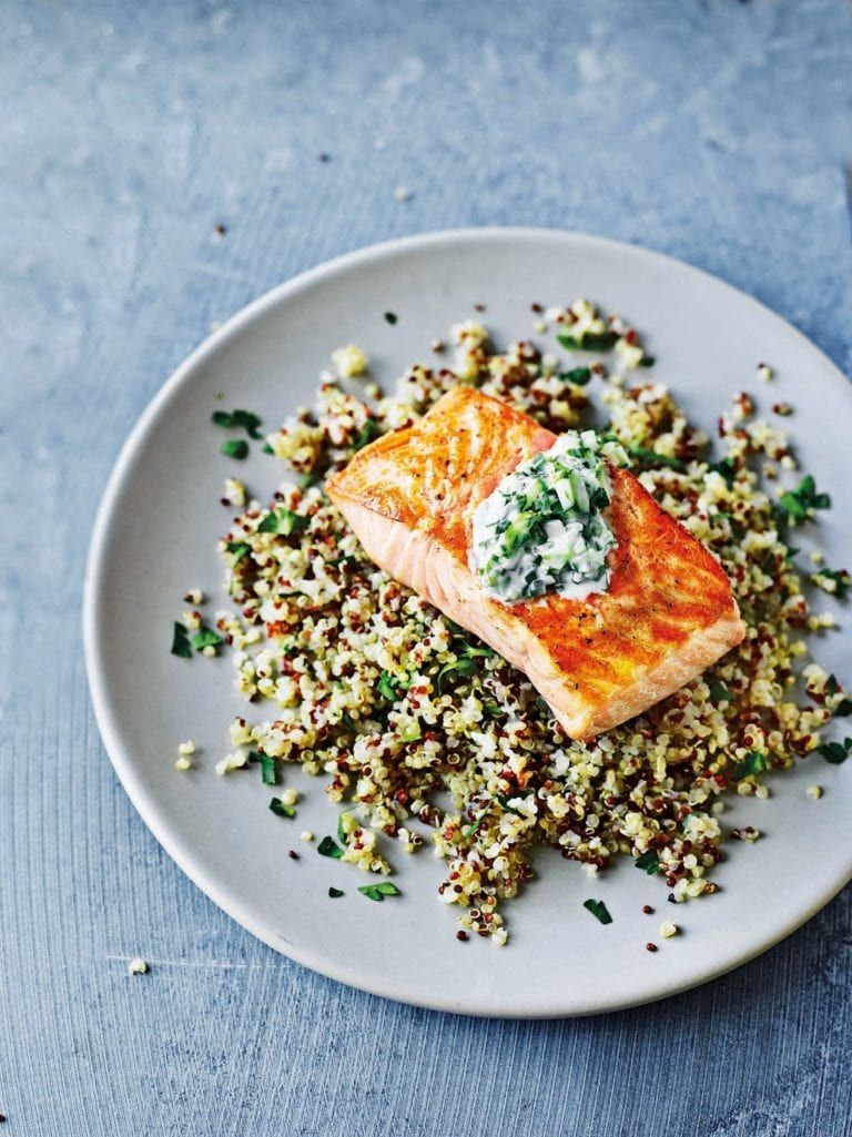 Quinoa Salmon Salad