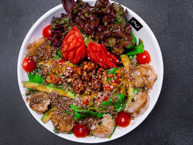 Prawn Quinoa Salad