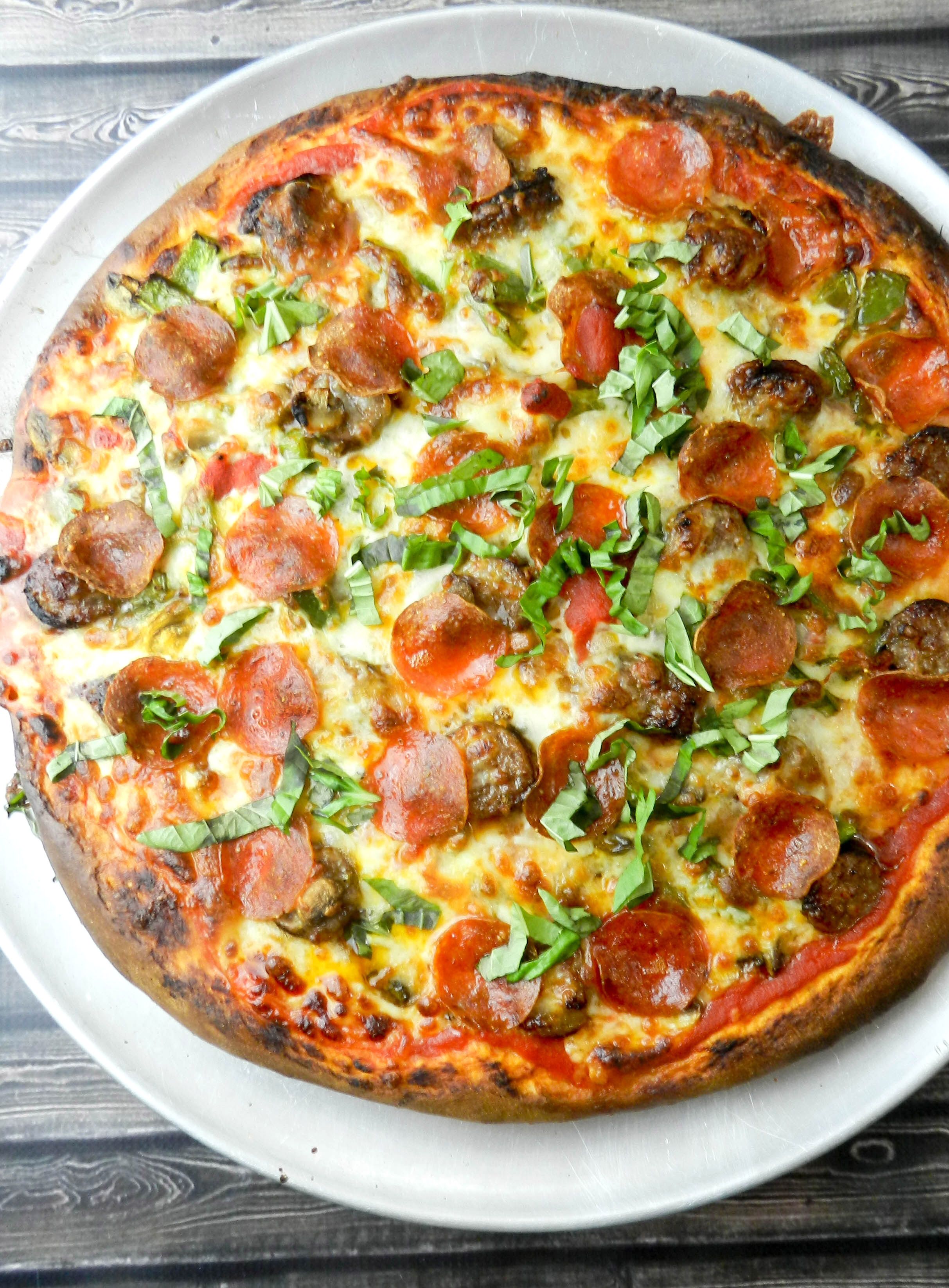 Oriental Sausage And Meat Pizza
