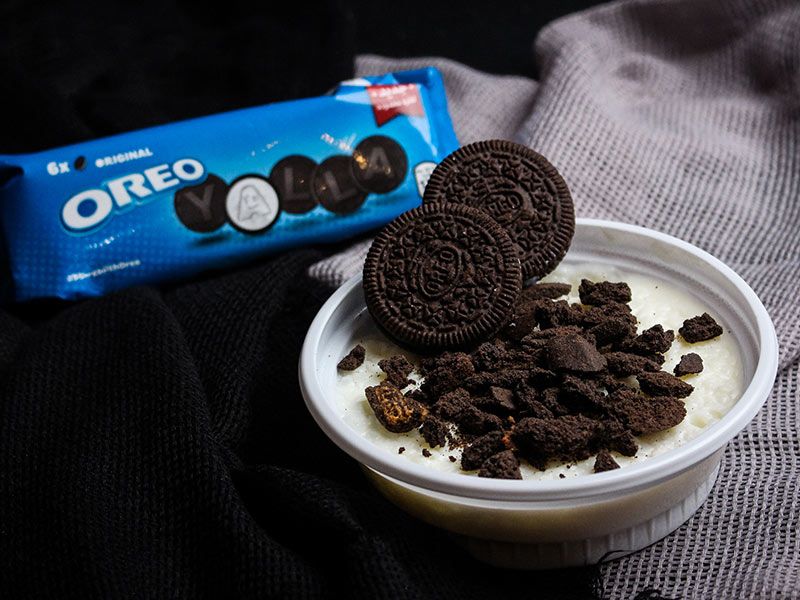 Rice Pudding With Oreo