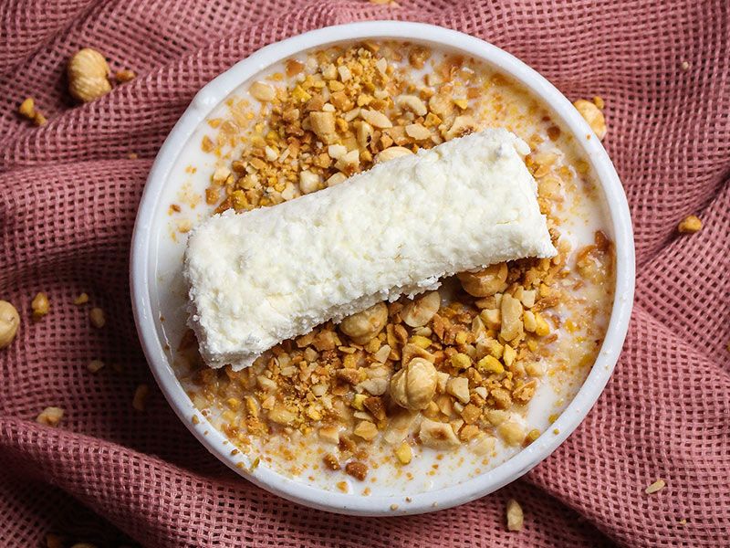 Rice Pudding With Qeshta