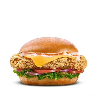 Ranch Bun Burger