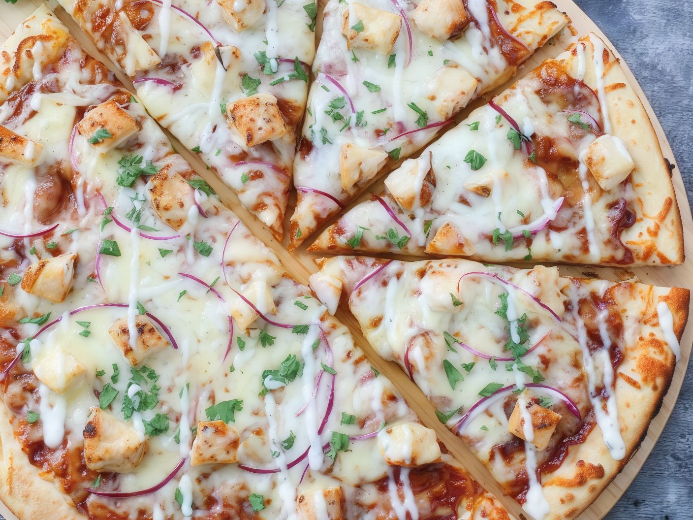 Ranch sauce Pizza