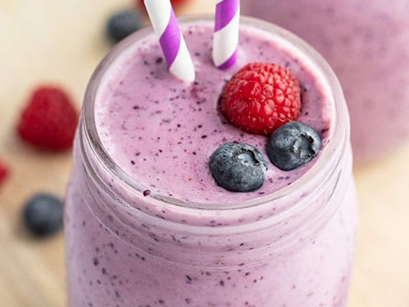 Blackberry And Raspberry Smoothie