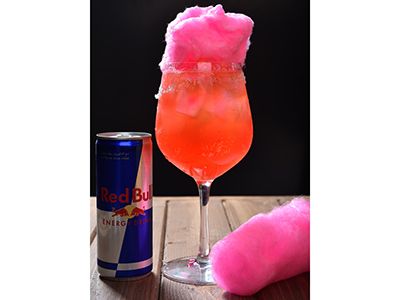 Red Bull With Cotton Candy