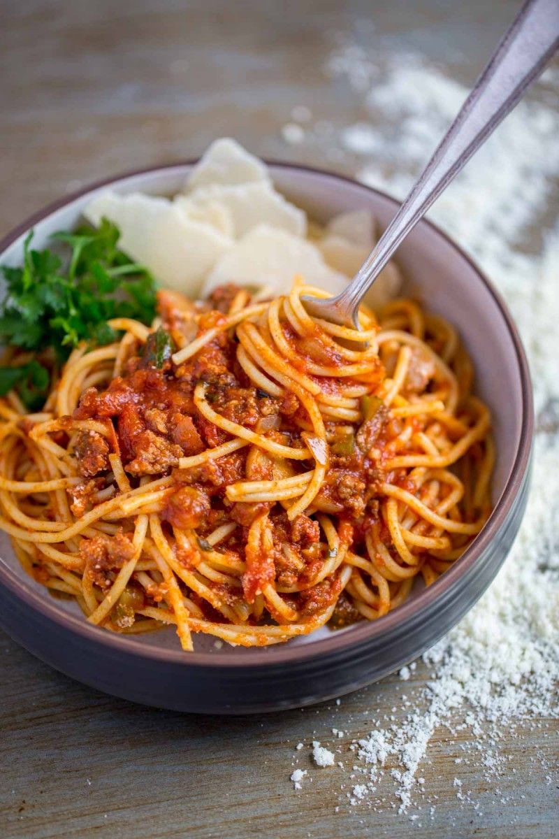 Red Oriental Sausage Pasta