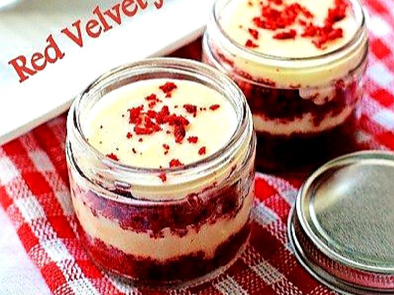 Red Velvet Jar