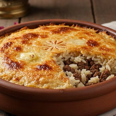 Rice Muammar with meat