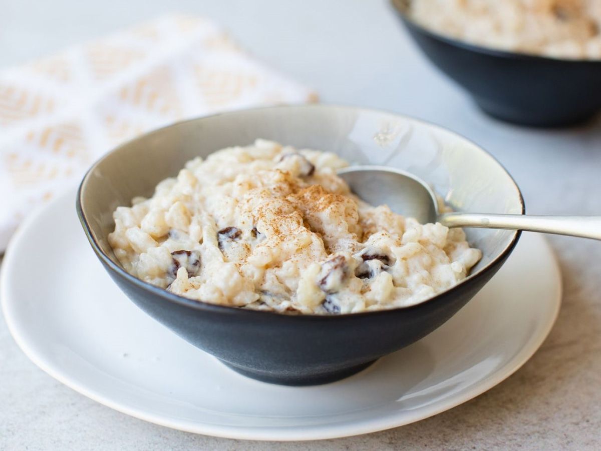 Rice Pudding And Nuts