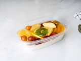 Rice milk fruits