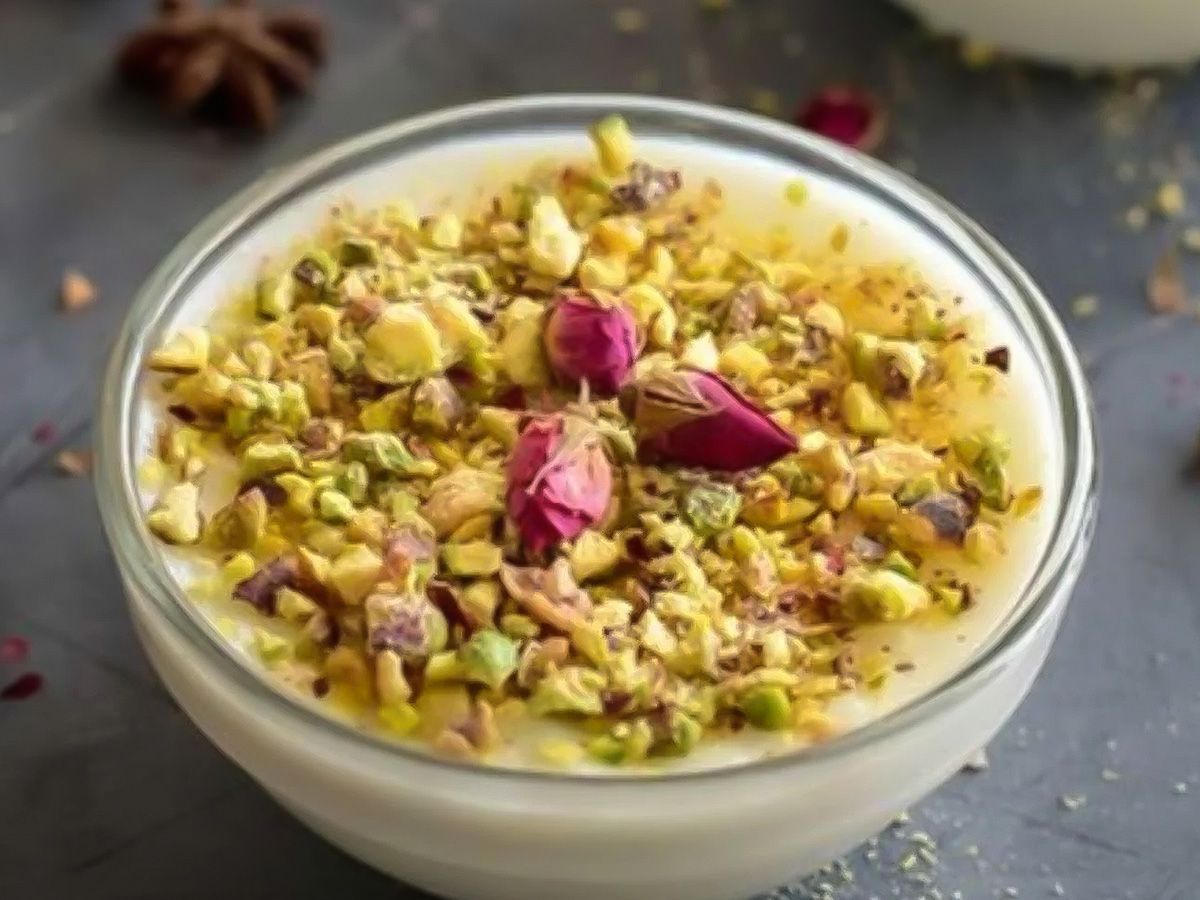 Pistachio Rice Pudding