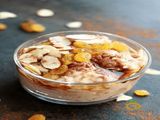Rice Pudding With Banana And Nuts